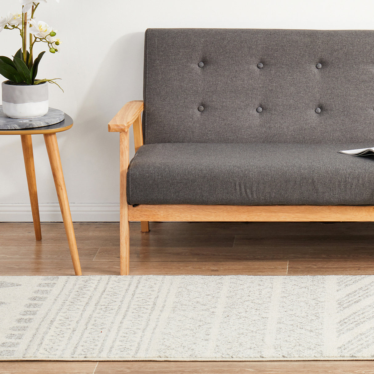 Mirage 359 Grey Runner Rug