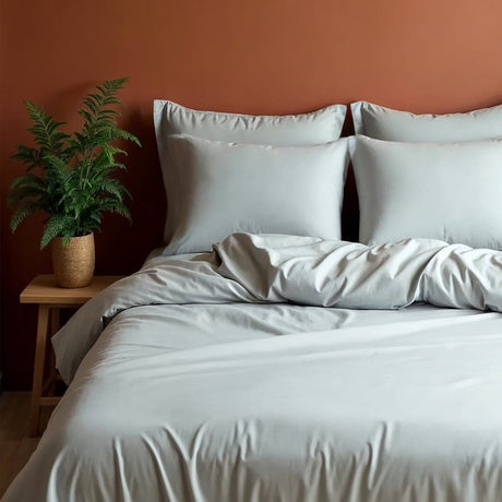 Royal Comfort Blended Bamboo Sheet Set Light Grey