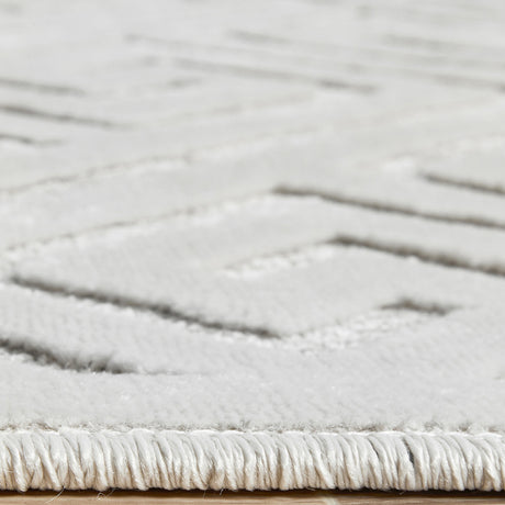 York Alice Natural White Rug