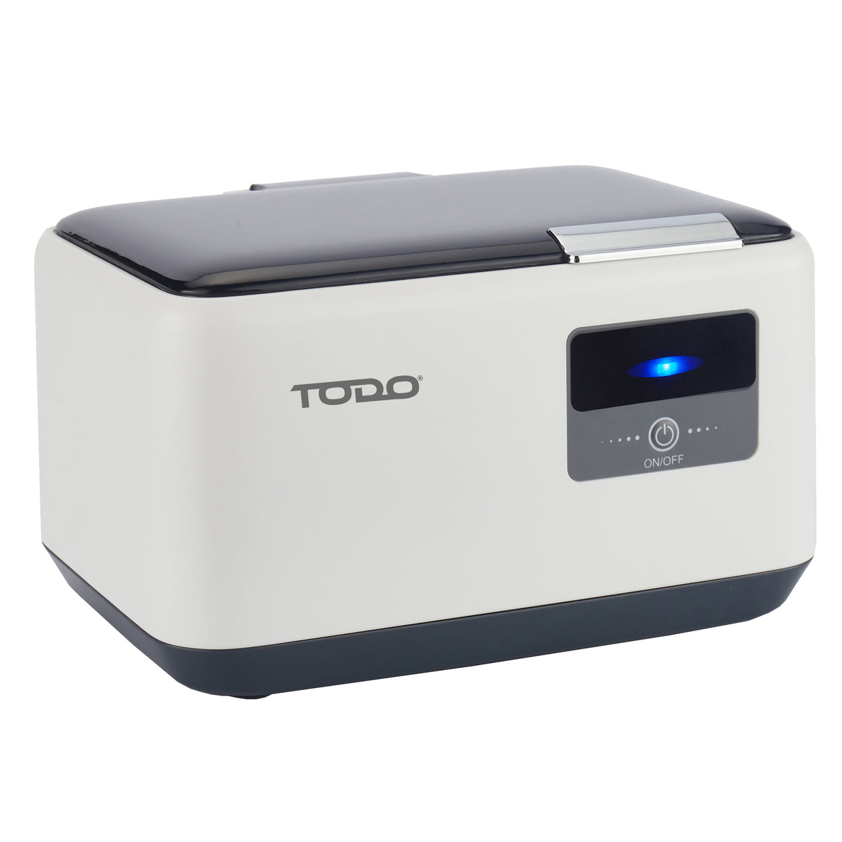 TODO Ultrasonic Cleaner Sonic Wave Jewellery Cleaner Blue LED 600ml Stainless Steel Tank 3min Cycle