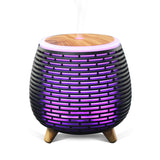 TODO 100Ml Humidifier Aromatherapy Diffuser 7 Colour Led Ultrasonic Mist - Black