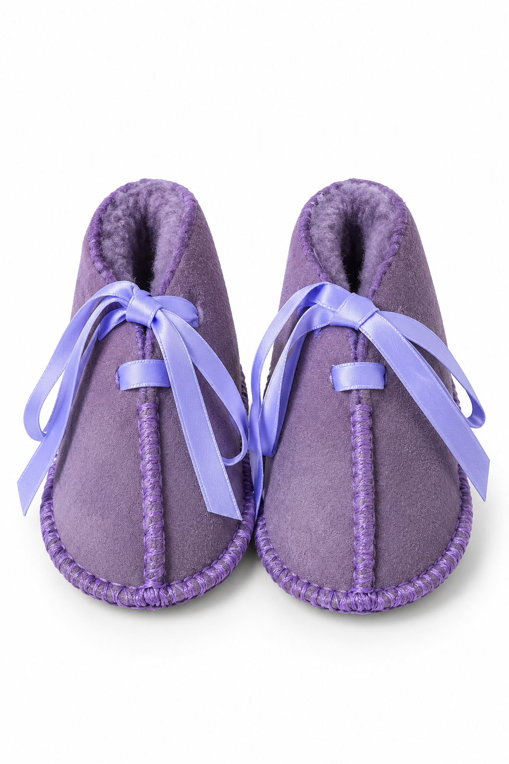 Australian Leather Ugg Infant Ribbon - Lilac Purple - Small