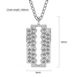 Krystal Couture Glittery Blade Necklace