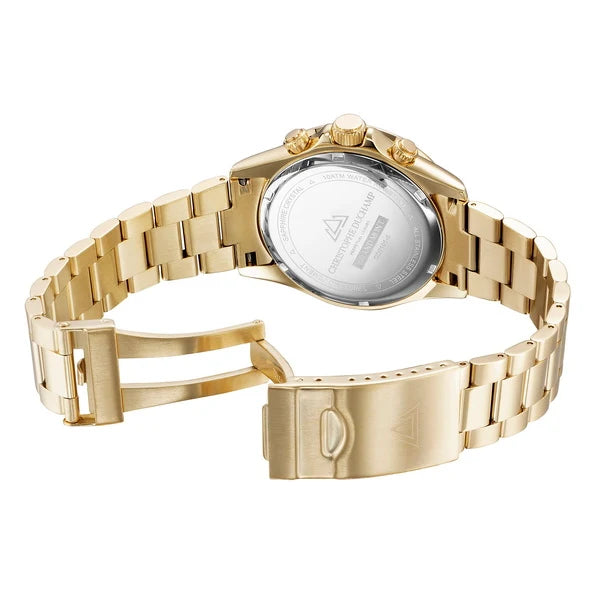 Christophe Duchamp Grand Mont - Black Dial & 316L Stainless Steel Strap