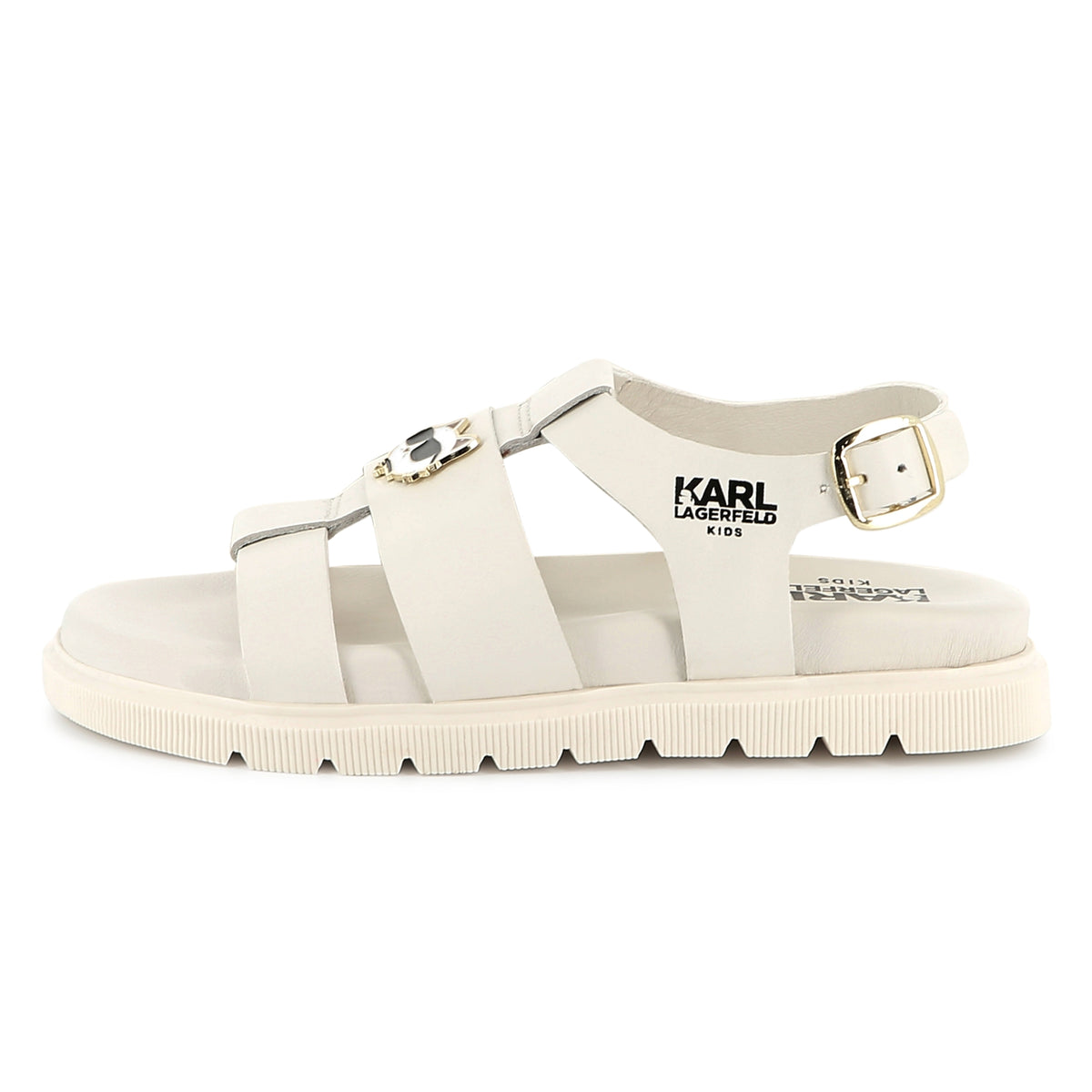 Karl Lagerfeld Girls Cafe Terrase D2 Sandals - White
