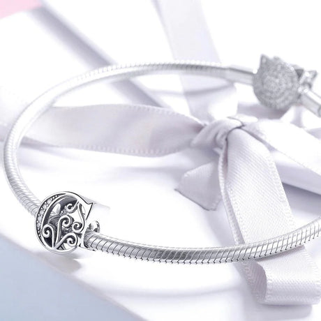 Solid 925 Sterling Silver Vintage Inspired Antique Alphabet Charm