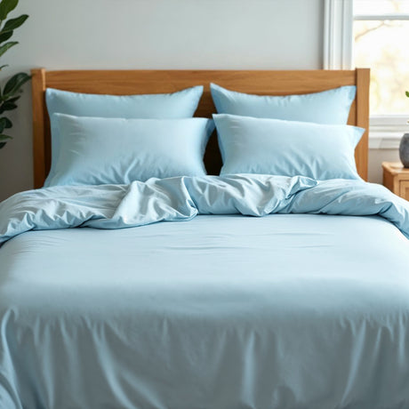 Royal Comfort 1200TC Ultrasoft 4 Pc Sheet Set Sky Blue
