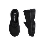 Gentleman Chunky Platform Loafers - Black