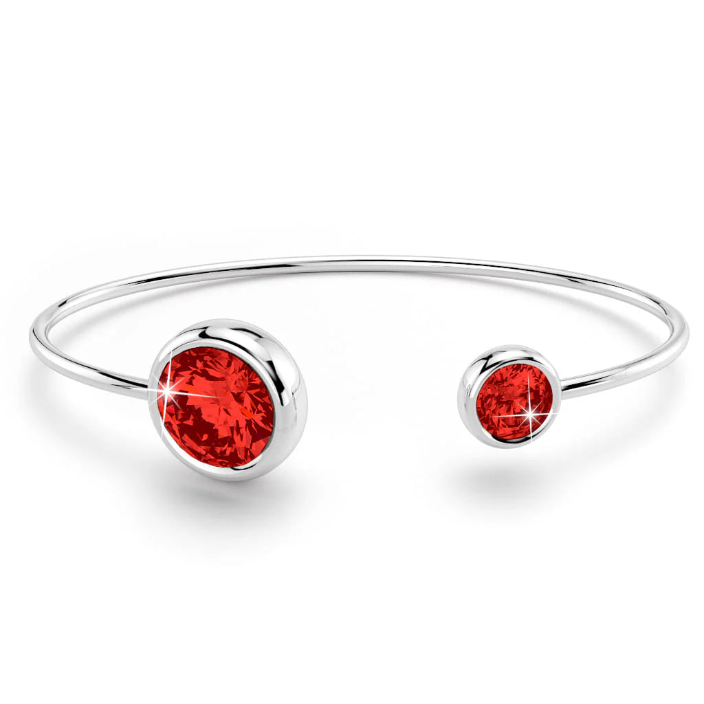 Krystal Couture Loisa Bangle Embellished with Swarovski Crystals