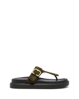 Therapy Palloma Khaki Microsuede