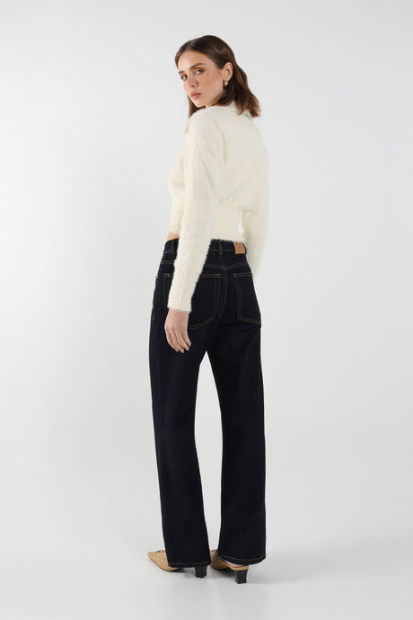 Madison The Label Lucy Knit Cardigan - Cream