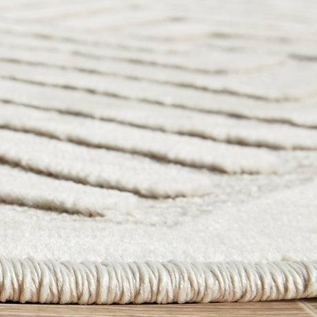 York Cindy Natural White Rug