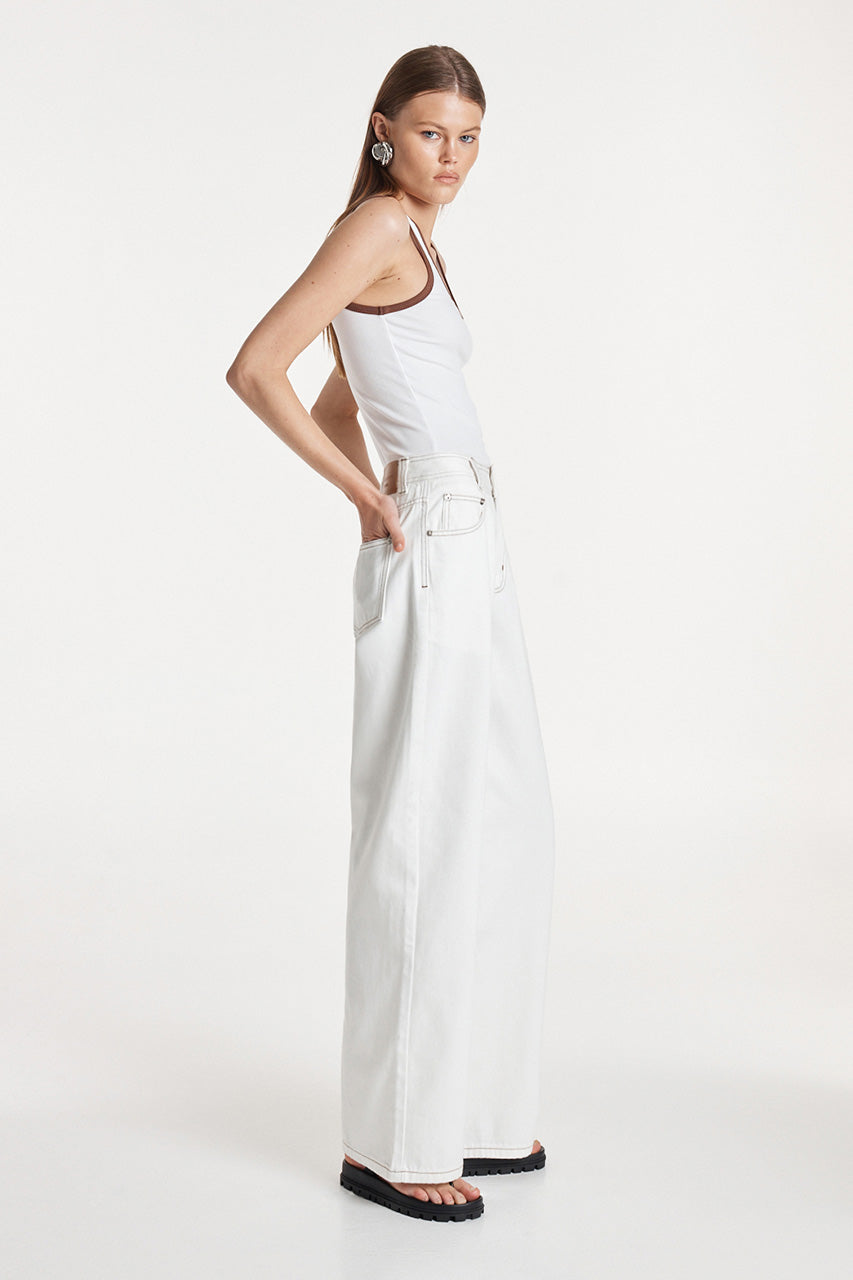 Madison The Label Nomad Jeans - White Denim