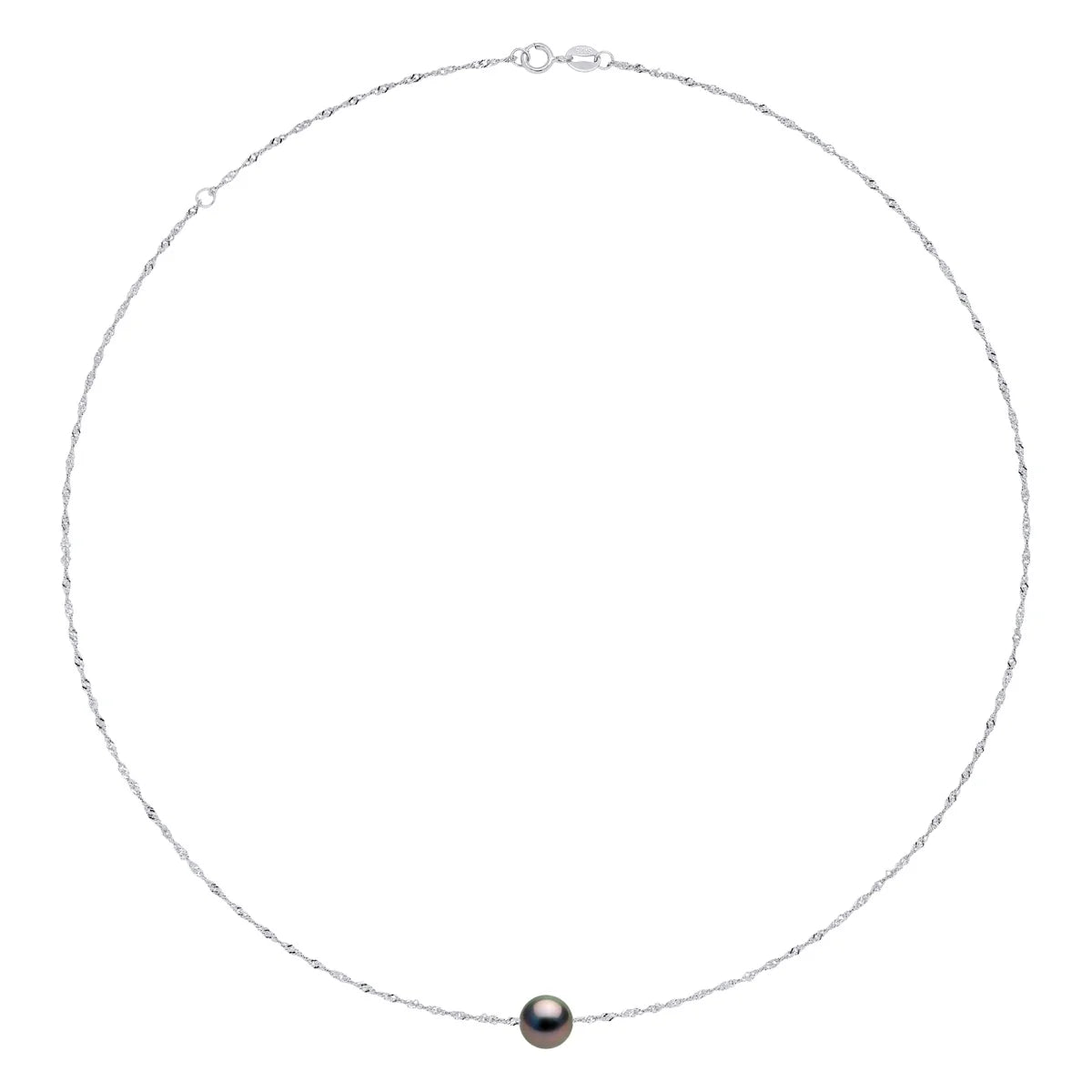 Necklace Prestige Tahitian Pearl White Gold 8-9mm