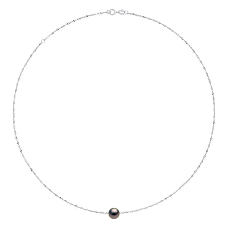 Necklace Prestige Tahitian Pearl White Gold 8-9mm
