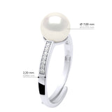 Ring Jewelry - Natural White - Longueur 18 cm