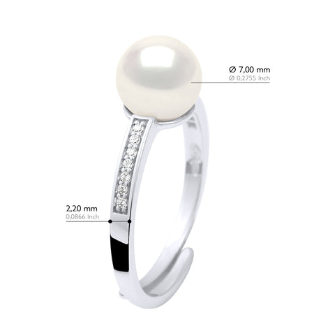 Ring Jewelry - Natural White - Longueur 18 cm