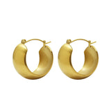 Bullion Gold Posh Gold Hoop Earrings