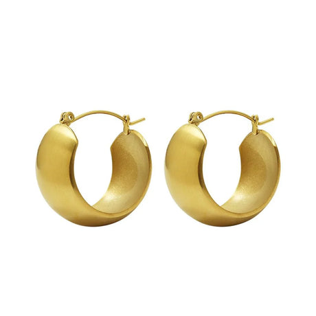 Bullion Gold Posh Gold Hoop Earrings