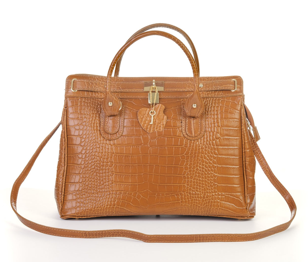 Bosccolo Tote - Croco Camel