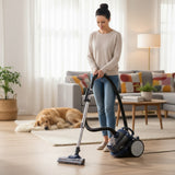 MyGenie 1000W Canister Pet Vacuum - Blue Grey