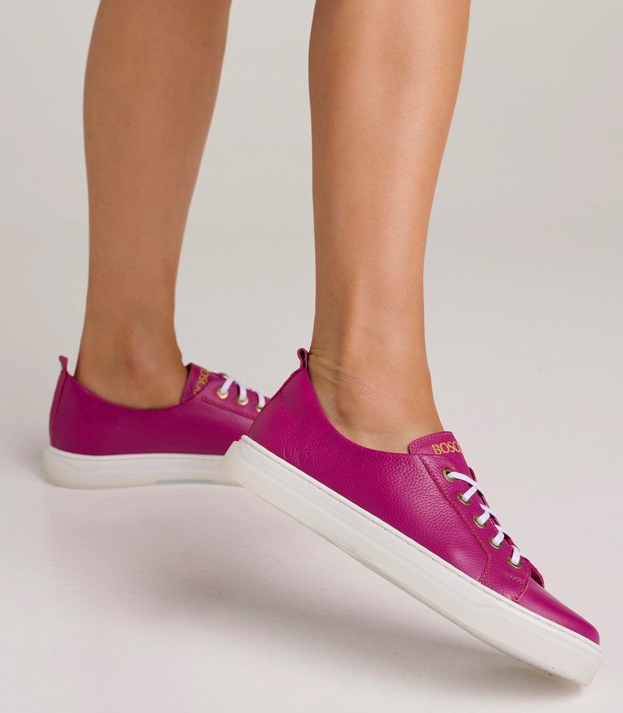Bosccolo Womens Sneakers - Fuchsia/White