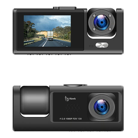 I-Hawk Defender Dual Dash Camera Full HD 1080p
