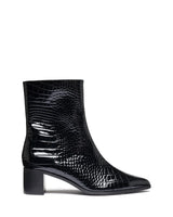 Therapy Paige Black Patent Croc