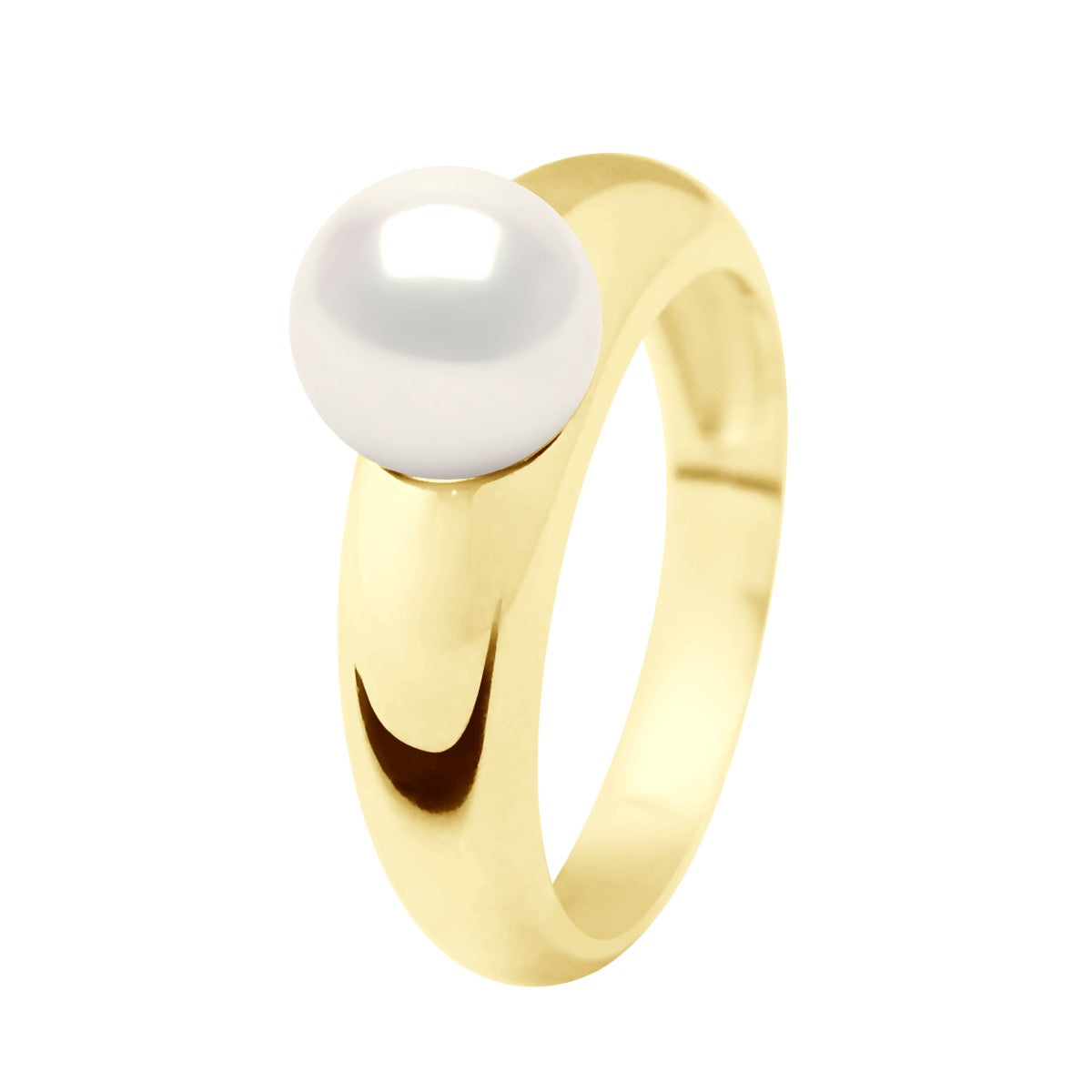 Bangle Ring - Natural White - Ring Size 48 (France)- see enclosed Sizer