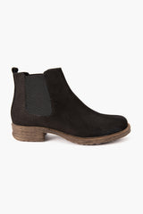 Silver Lining Tahlia Black Nubuck Punched