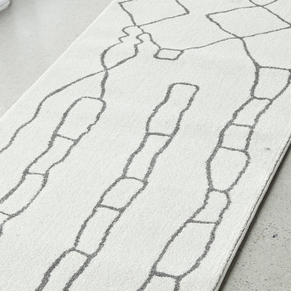 Paradise Amy Grey Runner Rug