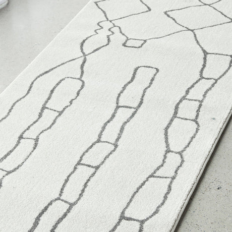 Paradise Amy Grey Runner Rug