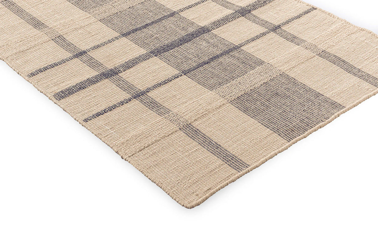 Brink & Campman Zona Denim Check 497408 Runner Outdoor Rug