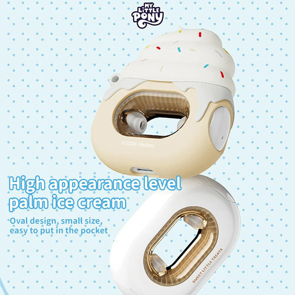 My Little Pony Cream Cake In-Ear Bluetooth Headphones Rechargeable MLP-T05 - Cream White
