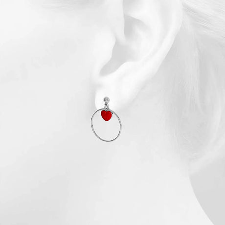 Love Struck In Circle Earrings