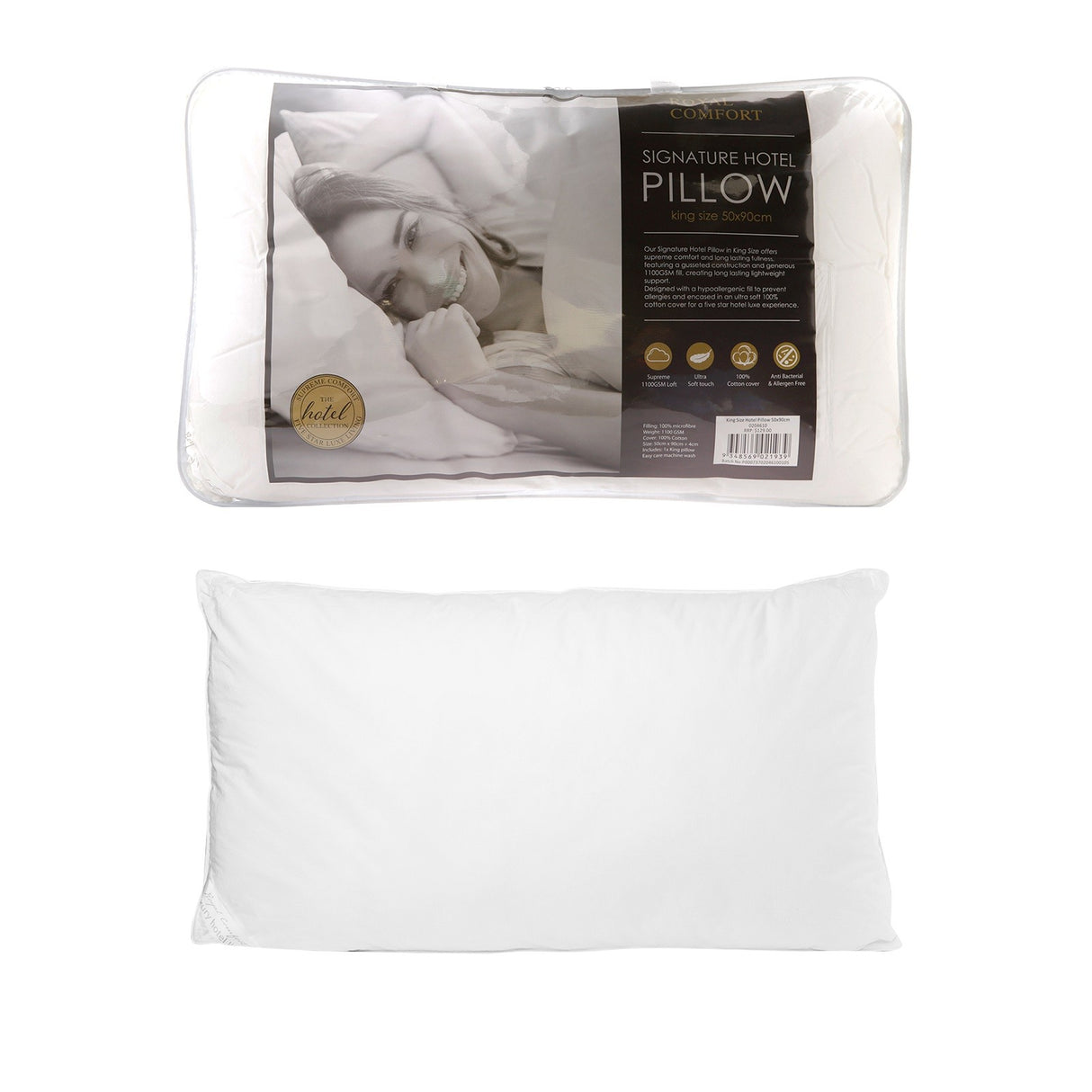 Royal Comfort King Size Hotel Pillow