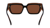 Salvatore Ferragamo SF2002S Womens Sunglasses - Transparent Brown/Brown