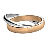 Boxed Fate Dual Tone Necklace And Ring Set Embellished