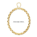 Bullion Gold Veneta Link Necklace in Gold