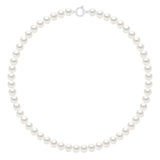 Necklace Prestige Semi-Round Freshwater Pearl White 8-9mm