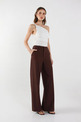 Madison The Label Zanda Pants - Choc