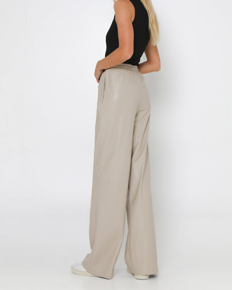Madison The Label Tegan Pants - Stone