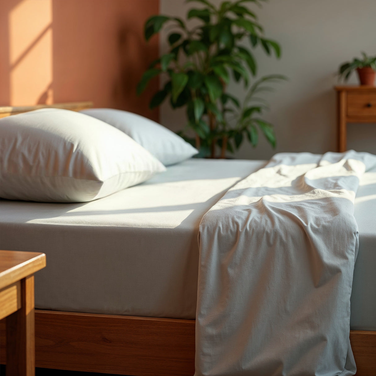 Royal Comfort Blended Bamboo Sheet Set Light Grey