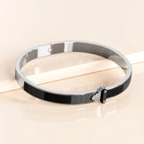 Bullion Gold Elaine White Gold Bangle