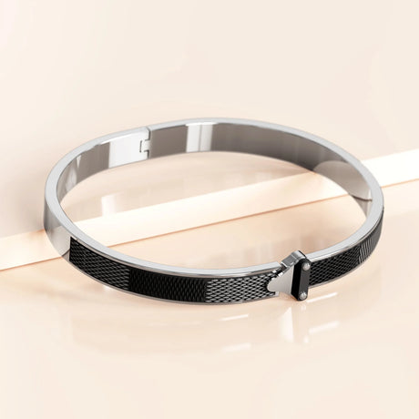 Bullion Gold Elaine White Gold Bangle