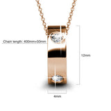 Krystal Couture Ring Pendant Necklace Embellished with SWAROVSKI Crystals