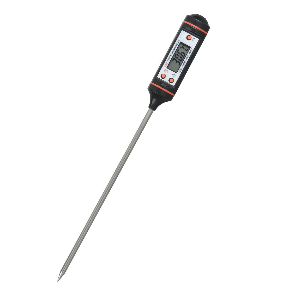 TODO Digital Lcd Display Food Thermometer Cooking Temperature Probe Bbq -50�C ~ 300�C Black