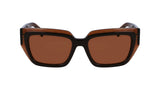Salvatore Ferragamo SF2002S Womens Sunglasses - Transparent Brown/Brown