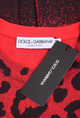 Dolce & Gabbana Men Animal Print Short Sleeve T-shirt