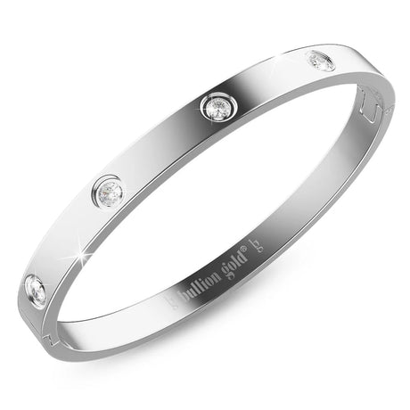 Boxed Cecelia 3 Pc Tri-Tone Bangle Set